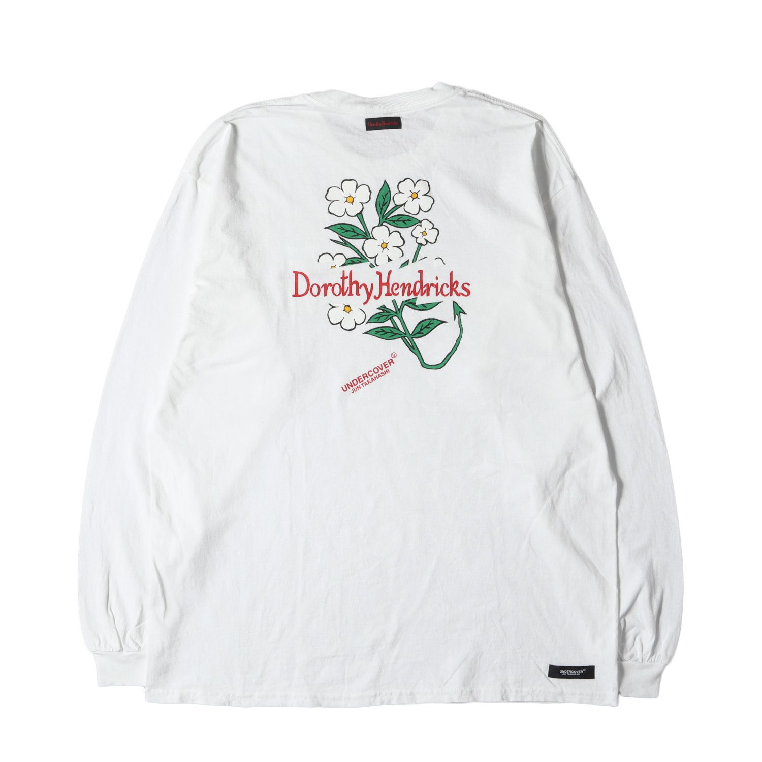 美品 UNDERCOVER アンダーカバー Tシャツ サイズ:XL 23SS Dorothy Hendricks フラワーグラフィック ロングスリーブ  Tシャツ DH LONG SLEEVE TEE FLOWER ホワイト 白 トップス カットソー【メンズ】 - メルカリ