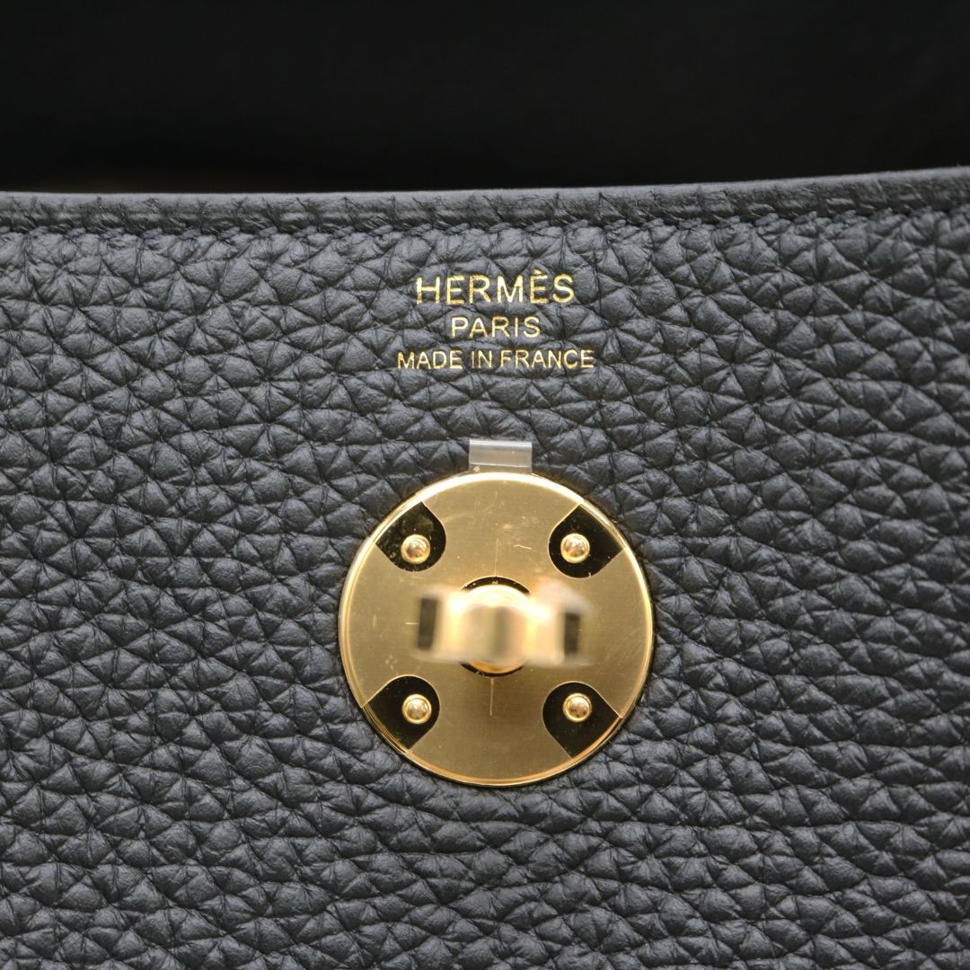 HERMES【エルメス】 リンディ 26 ブラック/ゴールド金具 W刻印