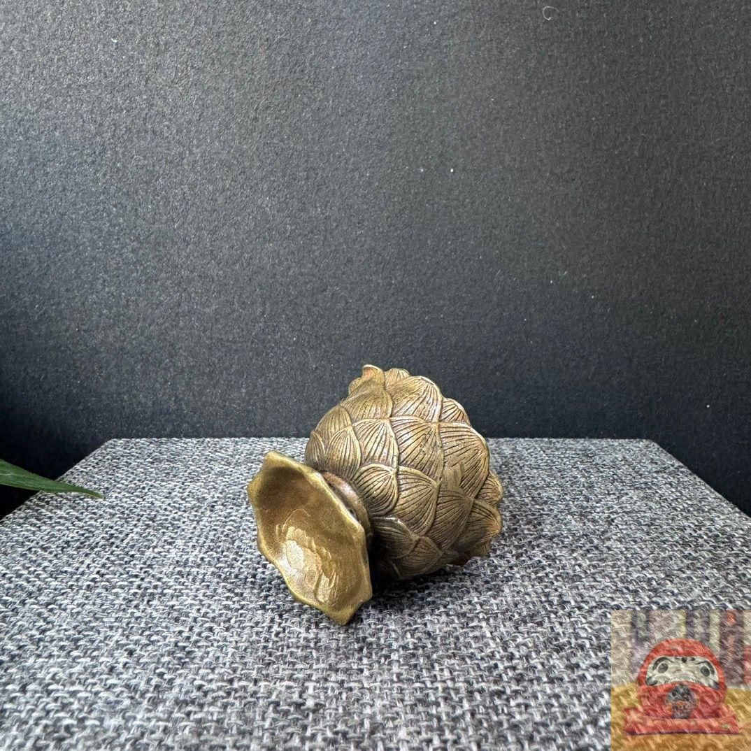 銅細工 蓮華水盆 筆洗 洗筆壺 装飾品 工芸品 美術品 置物 - メルカリ