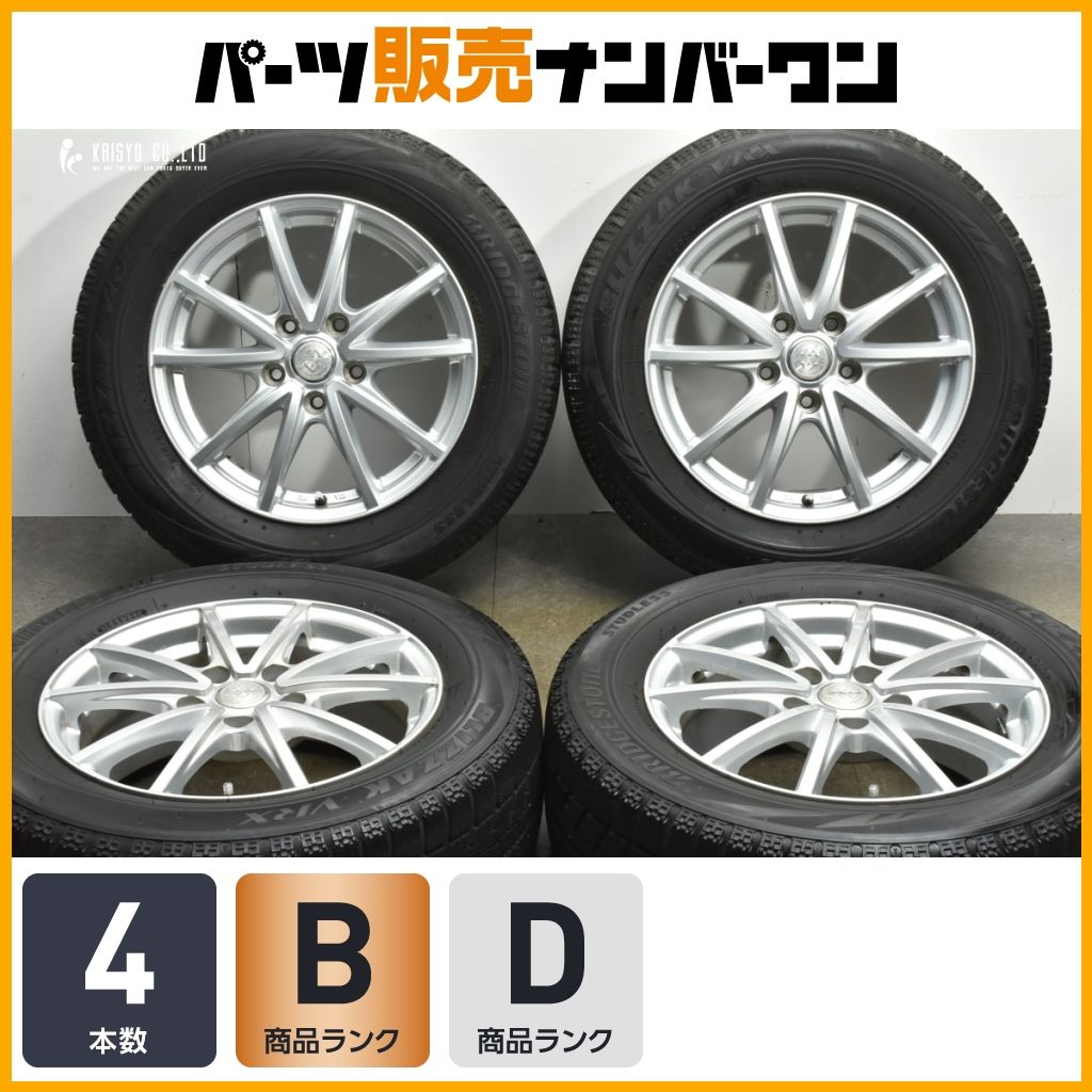 品 WEDS ジョーカー 16in 6.5J 47 PCD114.3 ブリヂストン VRX 215|60R16 クラウン カムリ オデッセイ ヴェゼル アコード CX-3