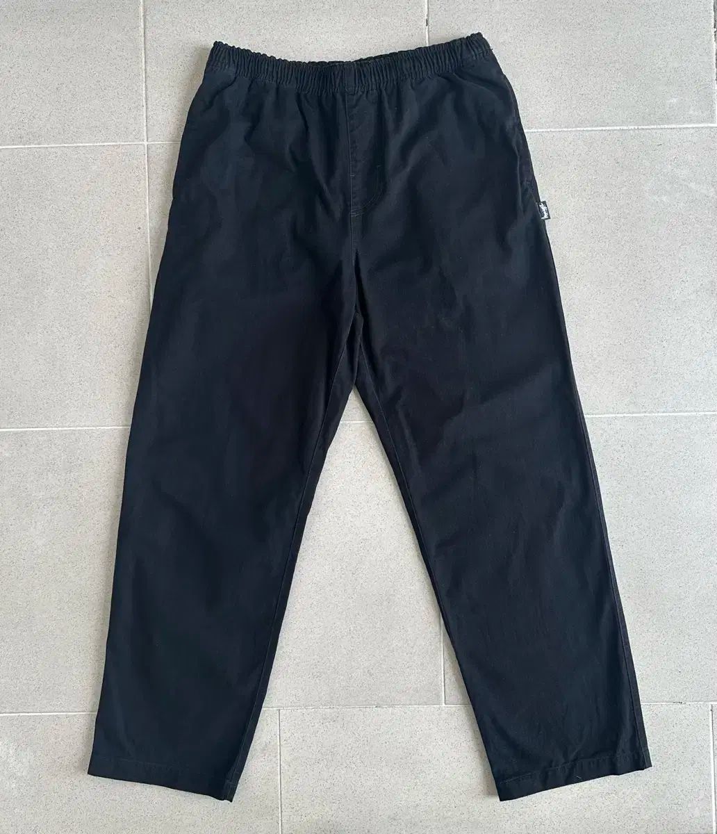 STUSSY ステューシー ブラッシュド ビーチパンツ 黒 M