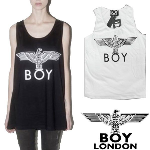 BOYLONDON ボーイロンドン BOYロゴ タンクトップ ロック パンク BOY LONDON ボーイロンドン BOY ALONE ロゴタンクトップ ロック