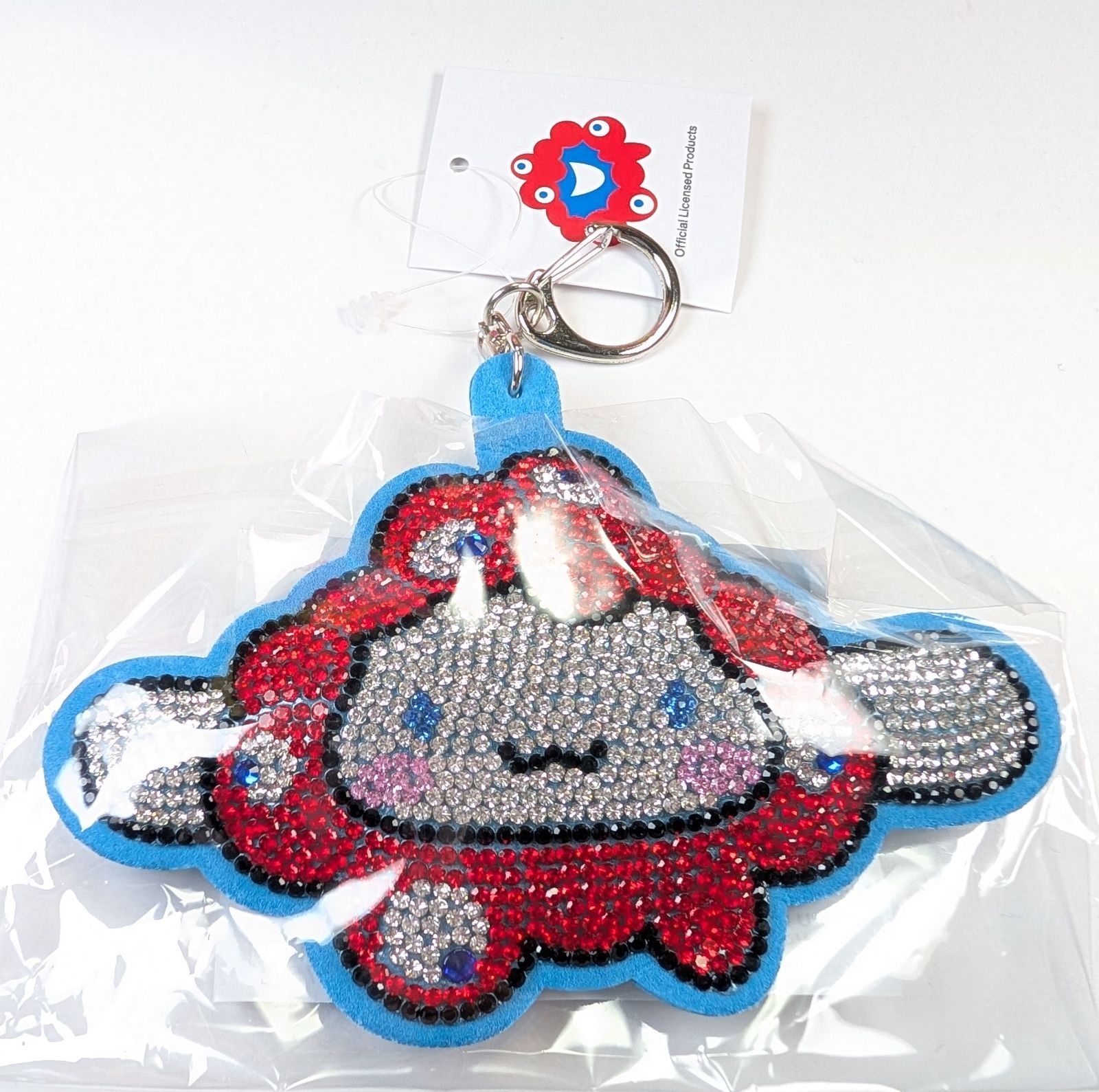 新品未開封 シナモロール キラキラレザーキーホルダー サンリオ