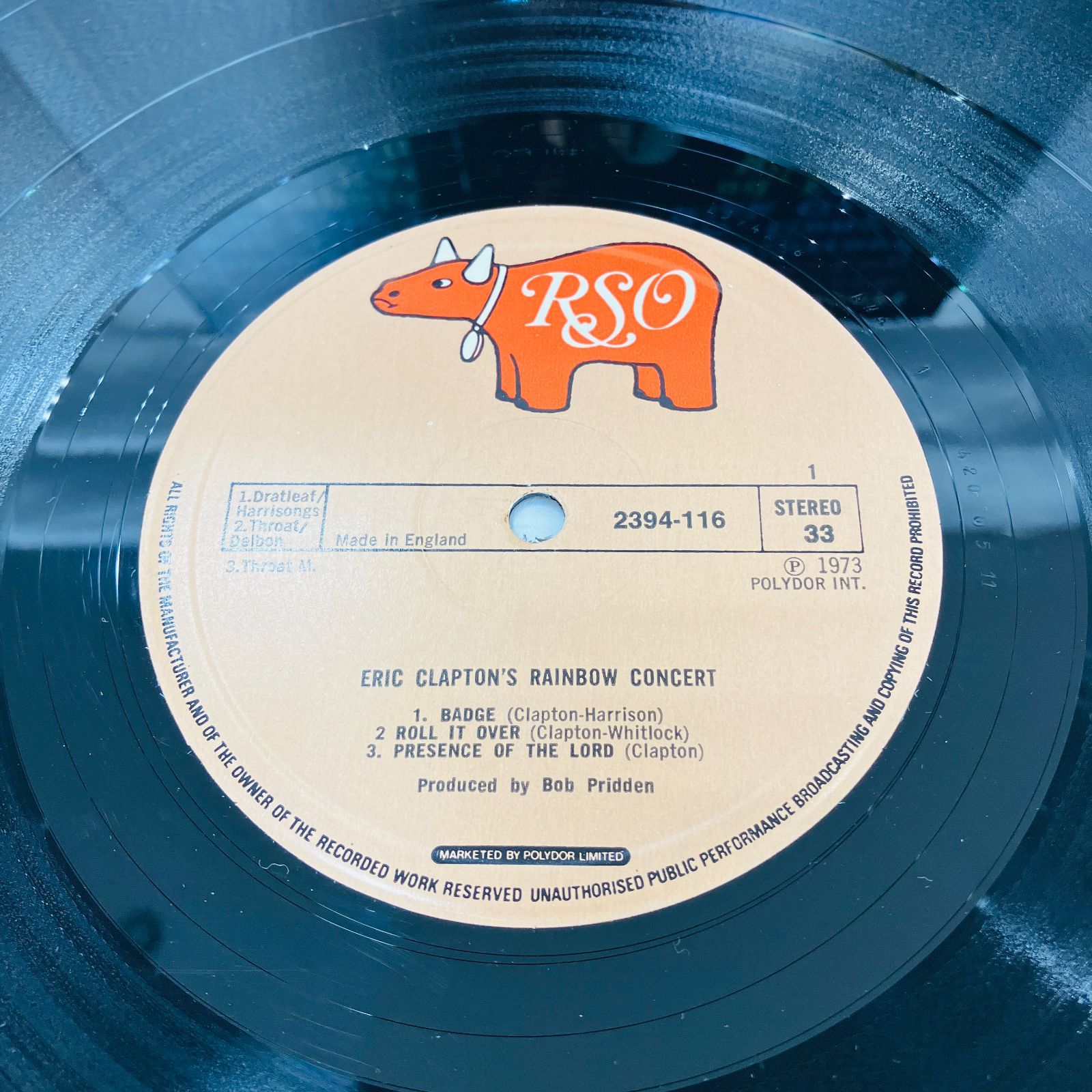 ERIC CLAPTON 12inch レコード レア A【LP レコード】ERIC CLAPTON エリック・クラプトン RAINBOW