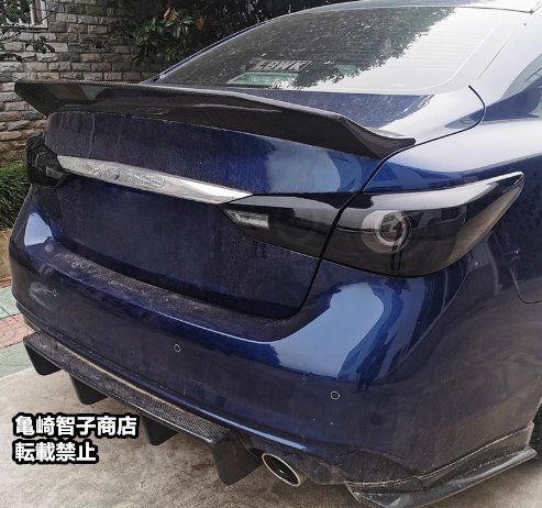 V37 Q50 前期用 後期風社外テール+前期用トランクフィニッシャー v37