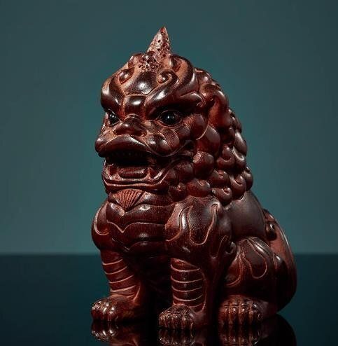 諦聽 地蔵菩薩座木彫り ミニ 仏壇 仏箱 仏龕 置物 開運 お守り 風水グッズ 招財 置物 正月飾り 玄関飾り インテリア