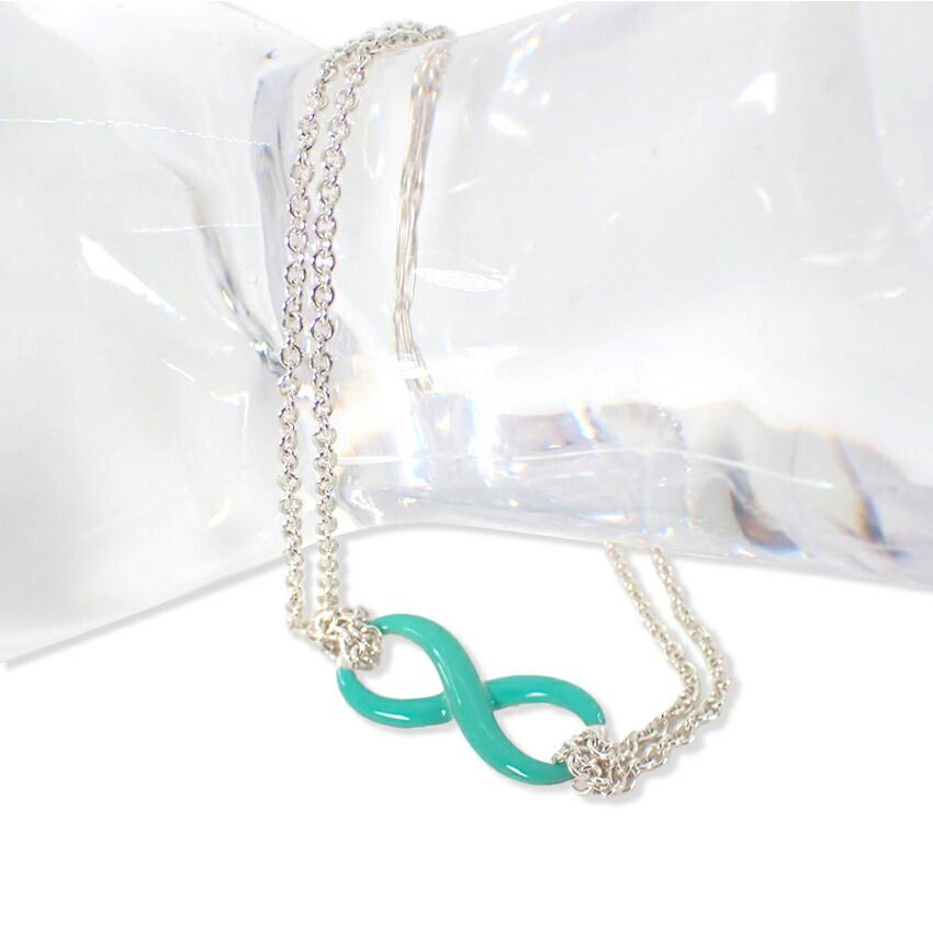 ティファニー 925 インフィニティ ブルー ブレスレット//g499-31  