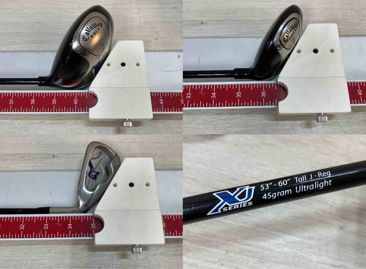 スタンド型キャディバッグ付き calaway xjhotクラブセットジュニア用 7本セット ウォームアップウェア クラブセット 