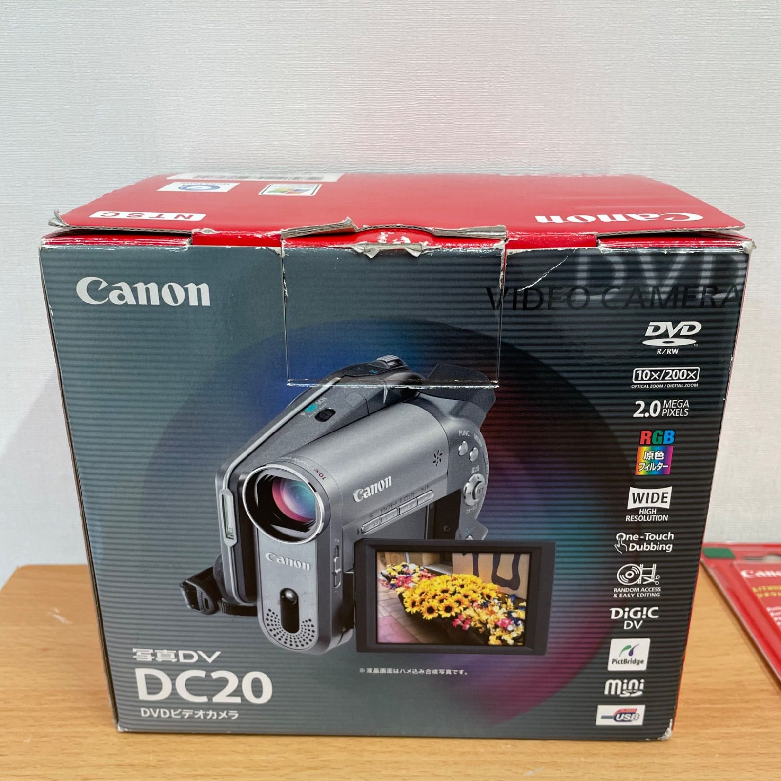 □Canon キャノン DC20 DVDビデオカメラ 写真DV A25-2998 - メルカリ