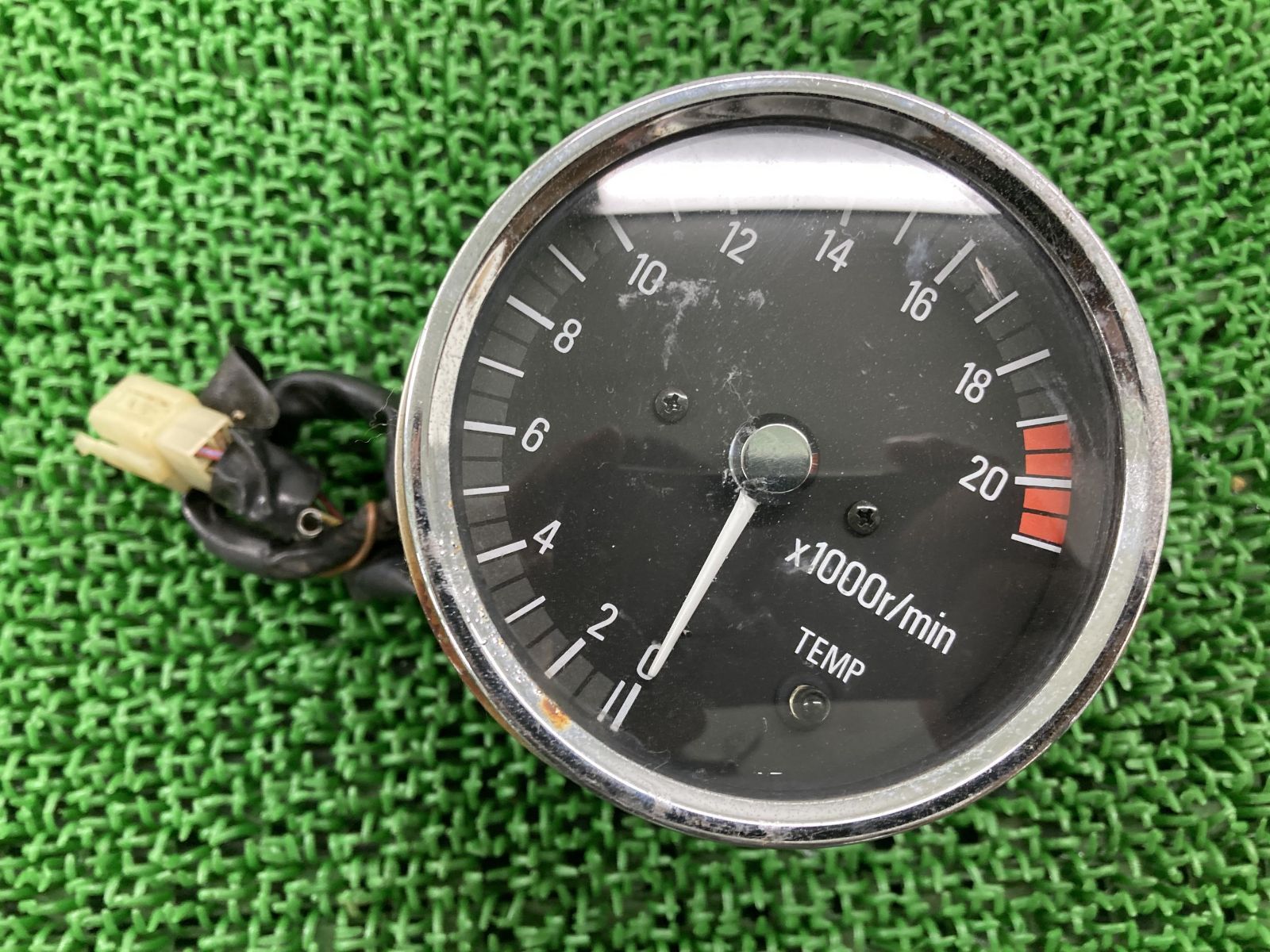 バリオス タコメーター カワサキ 純正 中古 バイク 部品 ZR250A BALIUS 割れ欠け無し 品薄 希少品 車検 Genuine