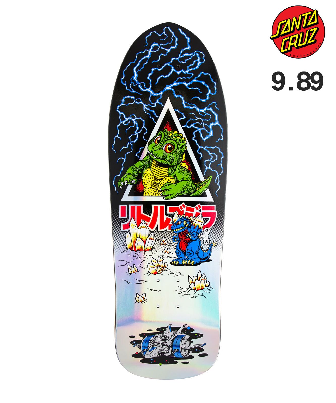 【ムラスポ公式】新品 SANTA CRUZ×GOZILLA サンタクルーズ×ゴジラ スケートボード デッキ GODZILLA JR NATAS 9.89 ムラサキスポーツ