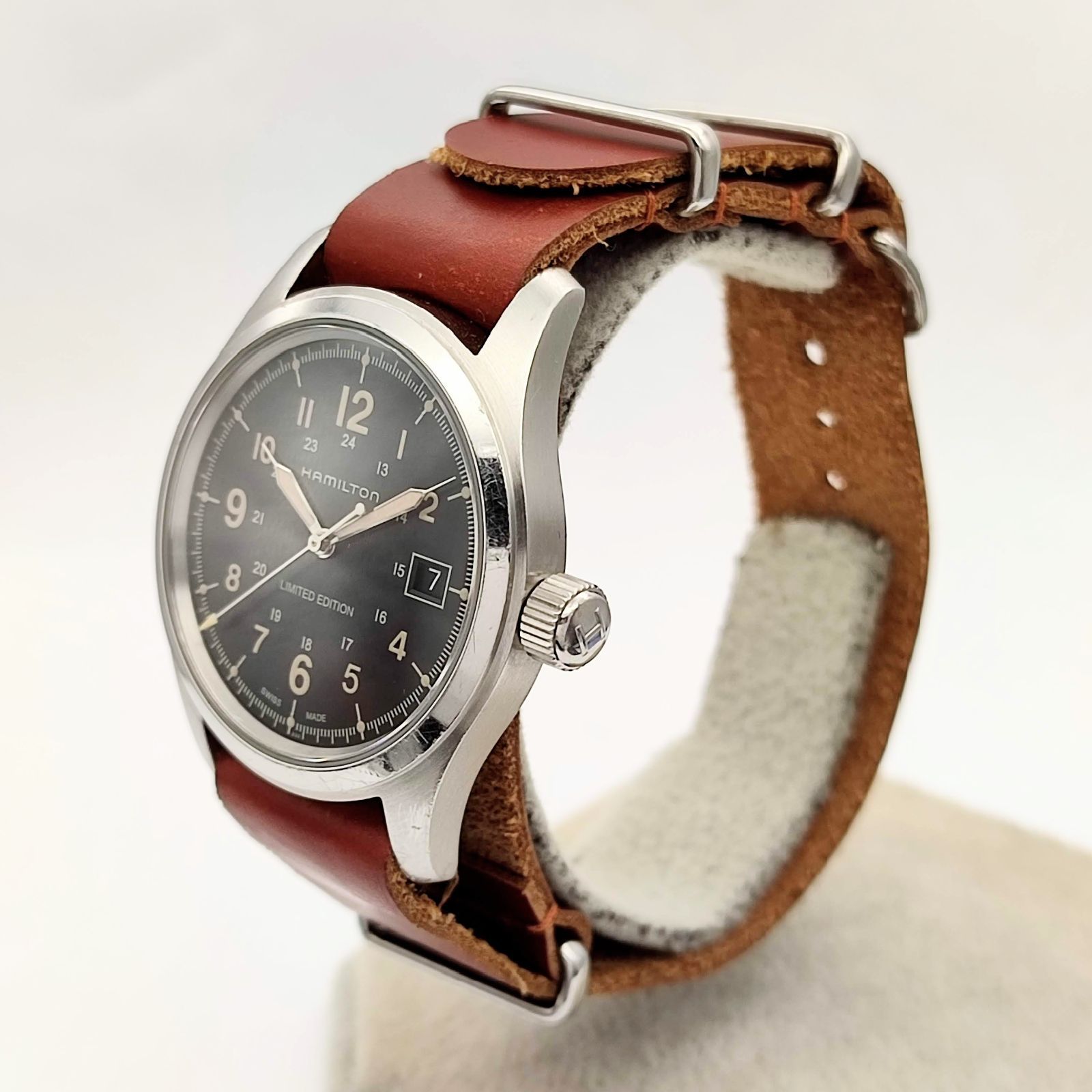 美品】HAMILTON ハミルトン カーキフィールド リミテッド ナノ 