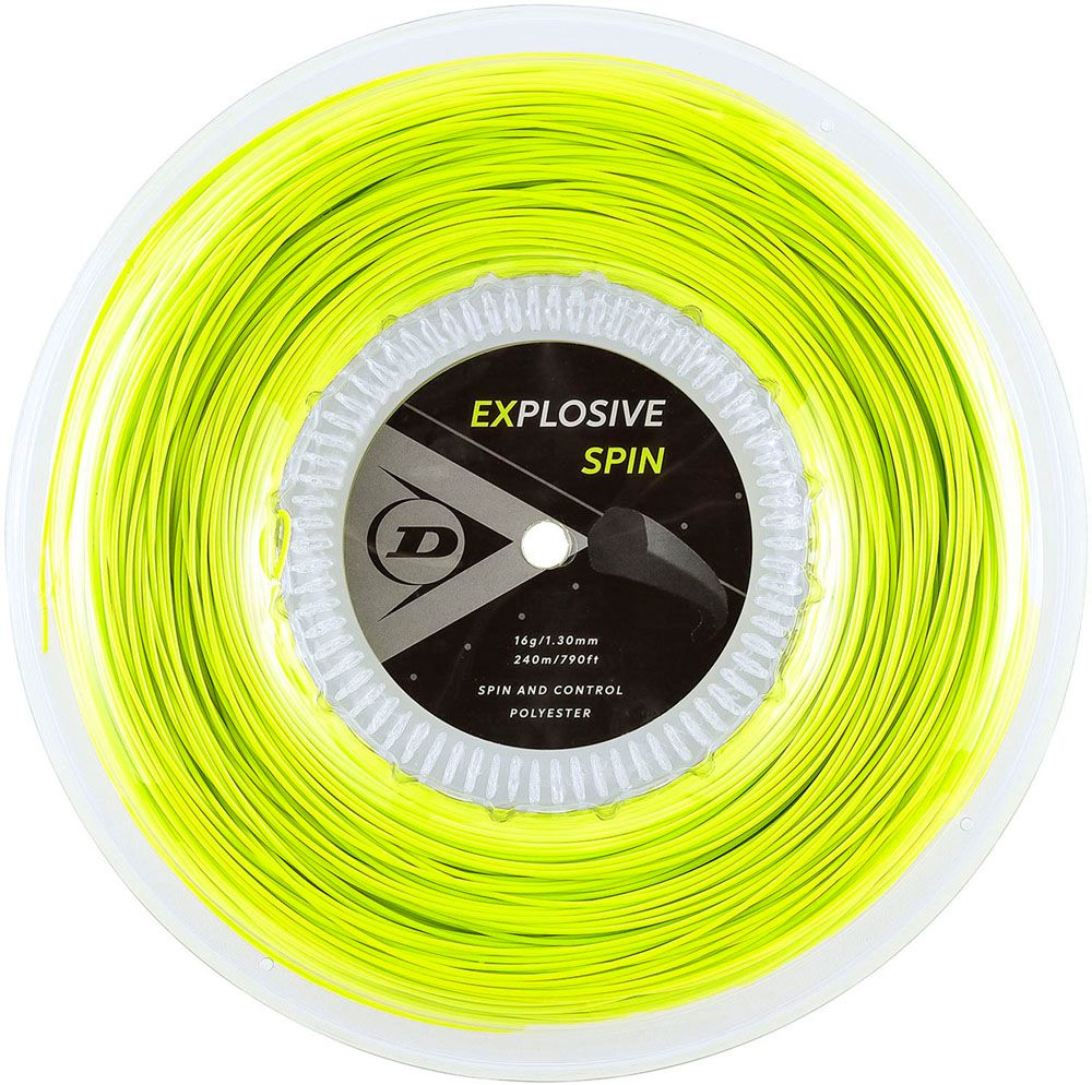 ダンロップ DUNLOP テニス テニス ストリング ポリエステル系 モノフィラメント エクスプロッシブ スピン 240m DST12001 300 イエロー