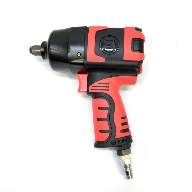 SHINANO 信濃機販 インパクトレンチ SI-1800B-ULTRA 12.7Sq 超強力エアー ツインハンマー式 エアーインパクトレンチ エアー工具△ DW3437