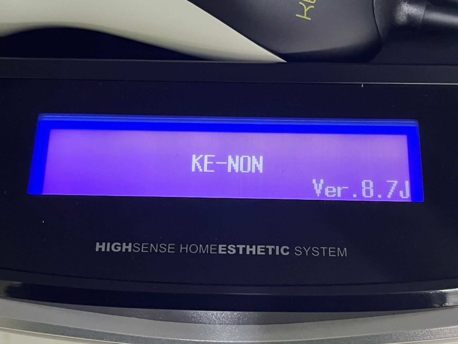 ケノン 脱毛器 Ver.8.7J 美品 カートリッジ付 ケノン Ver.8.7 新品ストロングカートリッジ付き 脱毛器 kenon