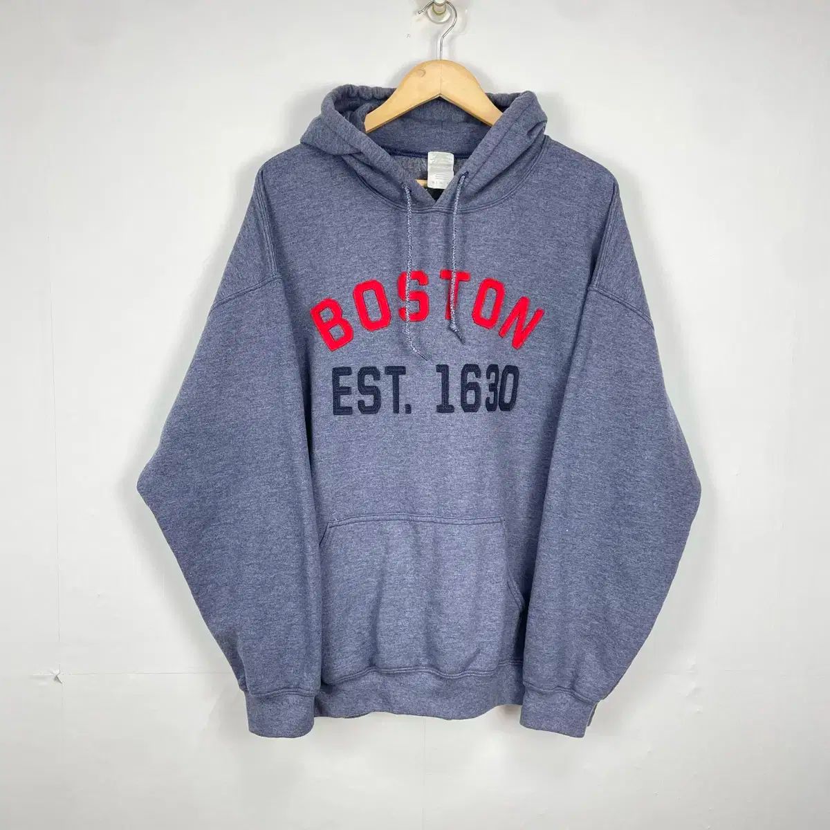 GILDAN(ギルダン) 裏起毛 フード付きTシャツ ボストン・レタリング US XL サイズ
