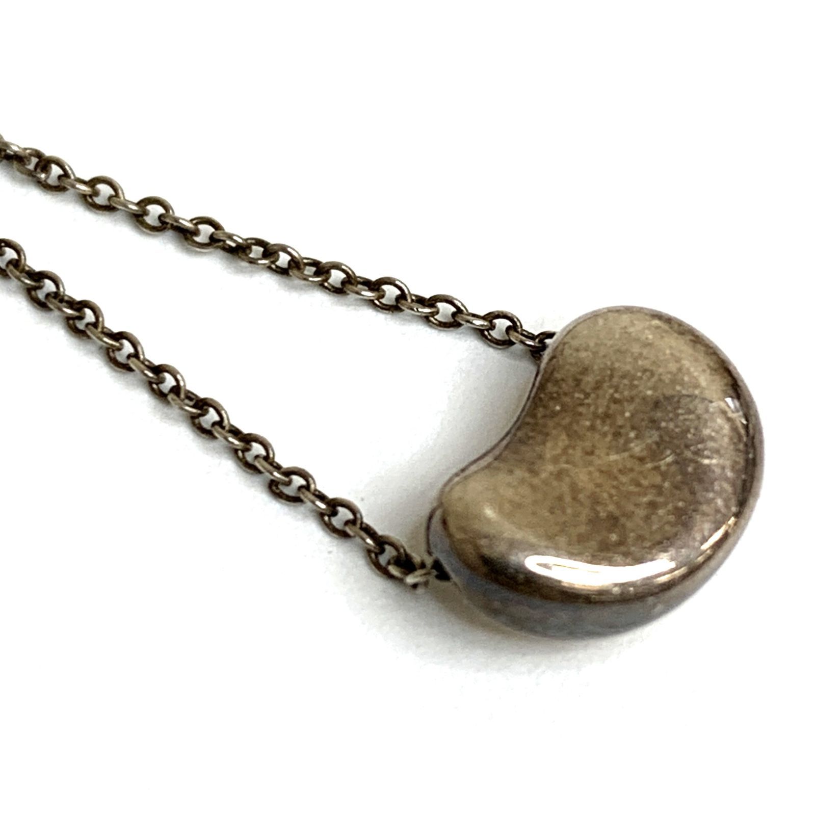 中古品】TIFFANY＆Co. ビーンズ シルバー ネックレス