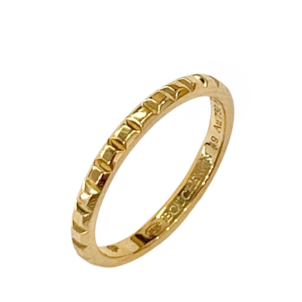 BOUCHERON ブシュロン　クルドパリ　スモール　５号　イエローゴールド BOUCHERON ブシュロン キャトル クルドパリ スモール リング