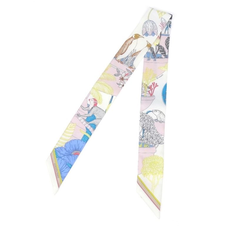 HERMES エルメス　ツイリー プレシャス パラダイス シルク HERMES エルメス Twilly Precious Paradise プレシャス