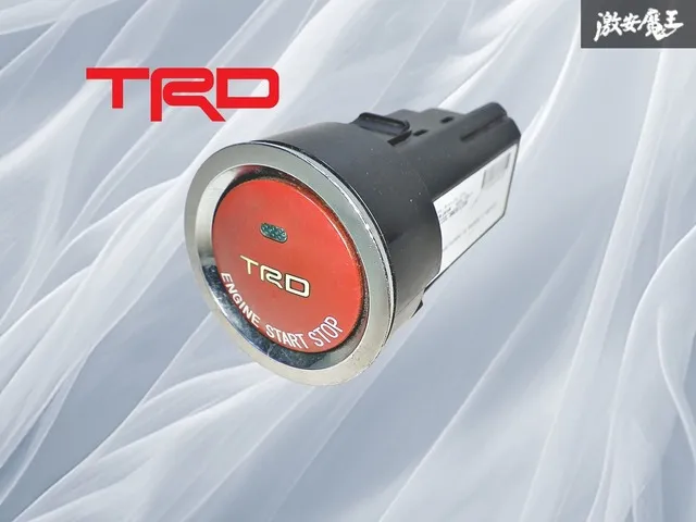 新品☆TRD 8ピン エンジンプッシュスタートスイッチ!!レインボー