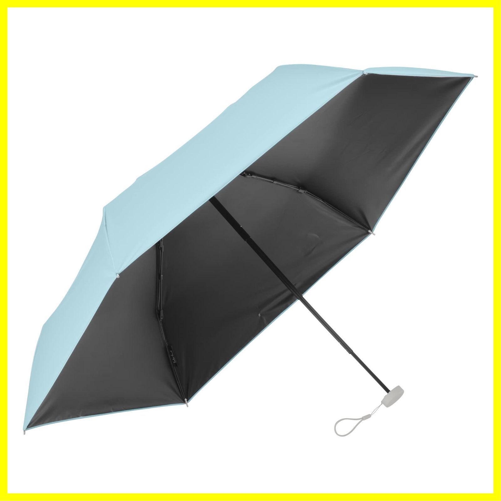 【色: セルリアンブルー】Waterfront 折りたたみ傘 日傘兼用雨傘 um