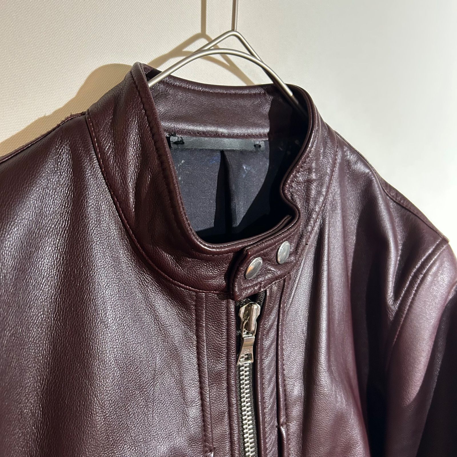 PSポールスミス PS Paul Smith シングルライダースジャケット ゴート