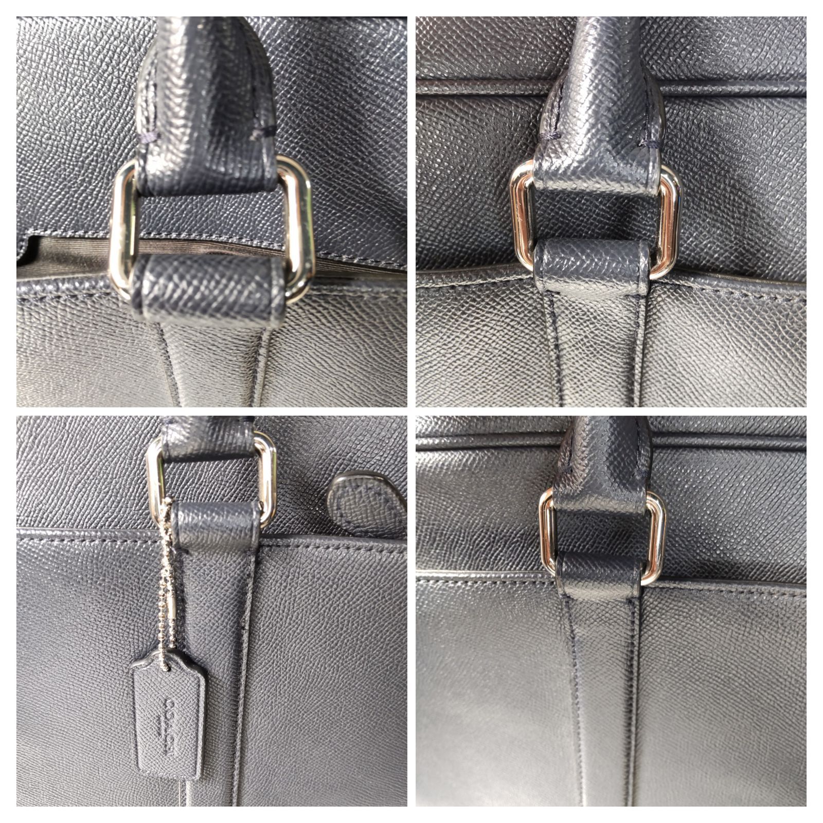 COACH コーチ ペリークロスグレイン ジップトップブリーフ N2 H1761