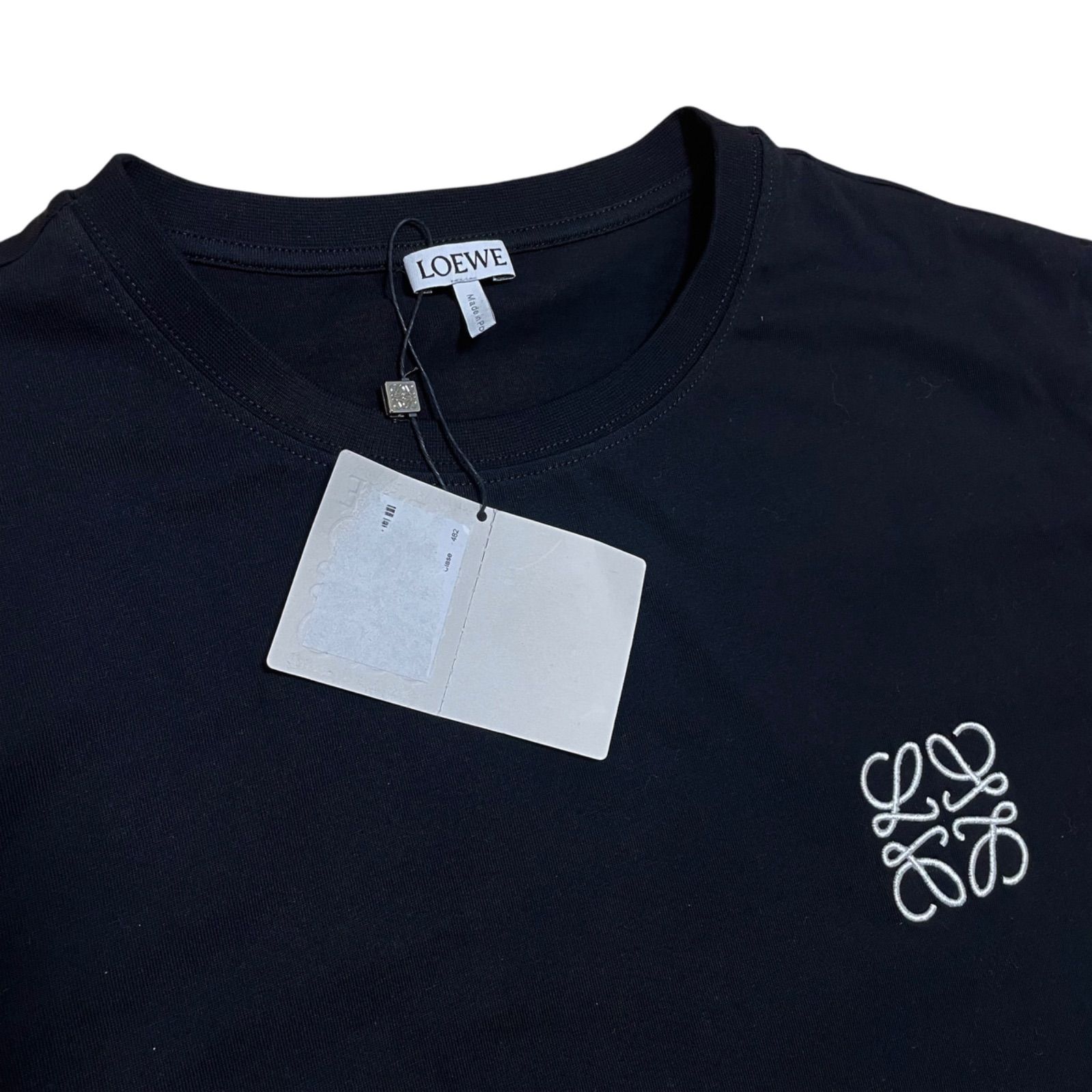 定価72,600円 LOEWE ANAGRAM TEE BLACK M MEDIUM エム ロエベ 定価72,600円 LOEWE ANAGRAM TEE BLACK M MEDIUM エム ロエベ