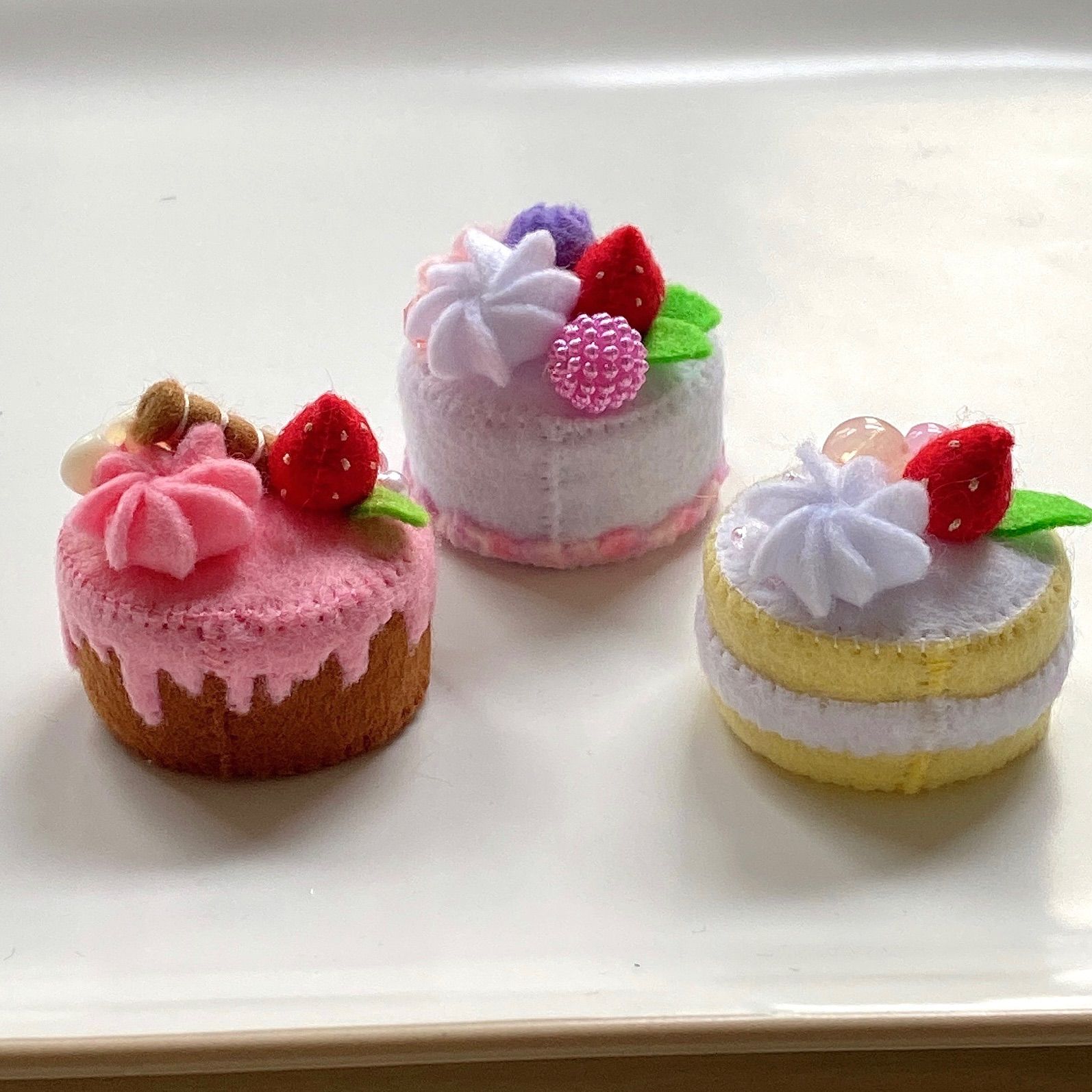 フェルトケーキ 3個セット 18 - メルカリ