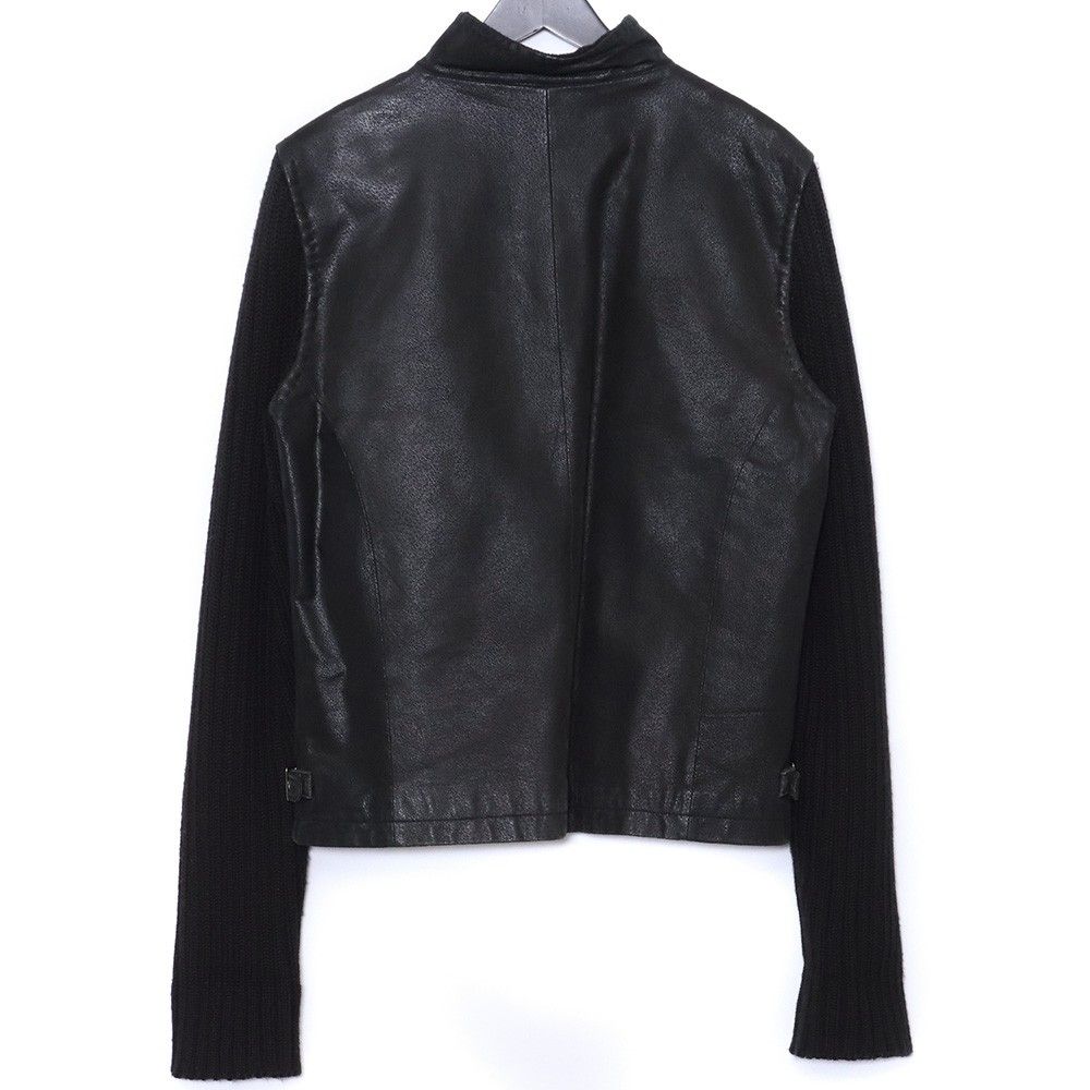 BEAMS ブラックレザー ジャケット M BEAMS PLUS（ビームス プラス）M Leather Sports Jacket