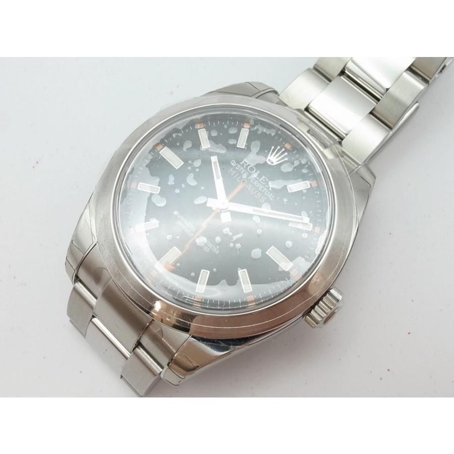 ロレックス ミルガウス 116400 SS 自動巻 V番
