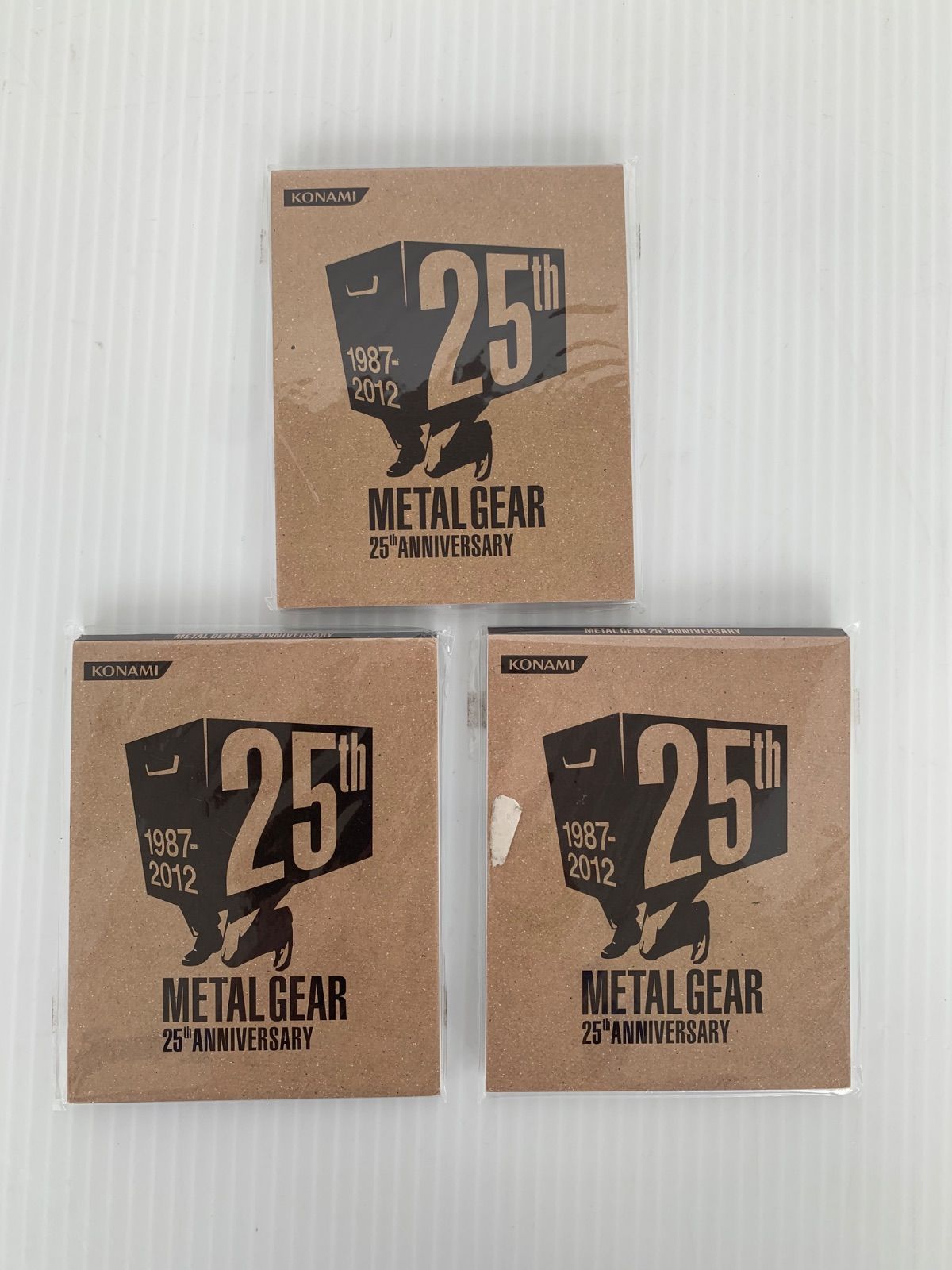 METAL GEAR メタルギア 25周年 メモ帳 3個セット 非売品 - メルカリ