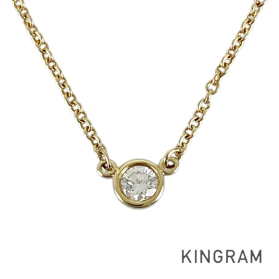 ティファニー TIFFANY-Co. エルサ ペレッティ K18YG ダイヤモンド ネックレス ss