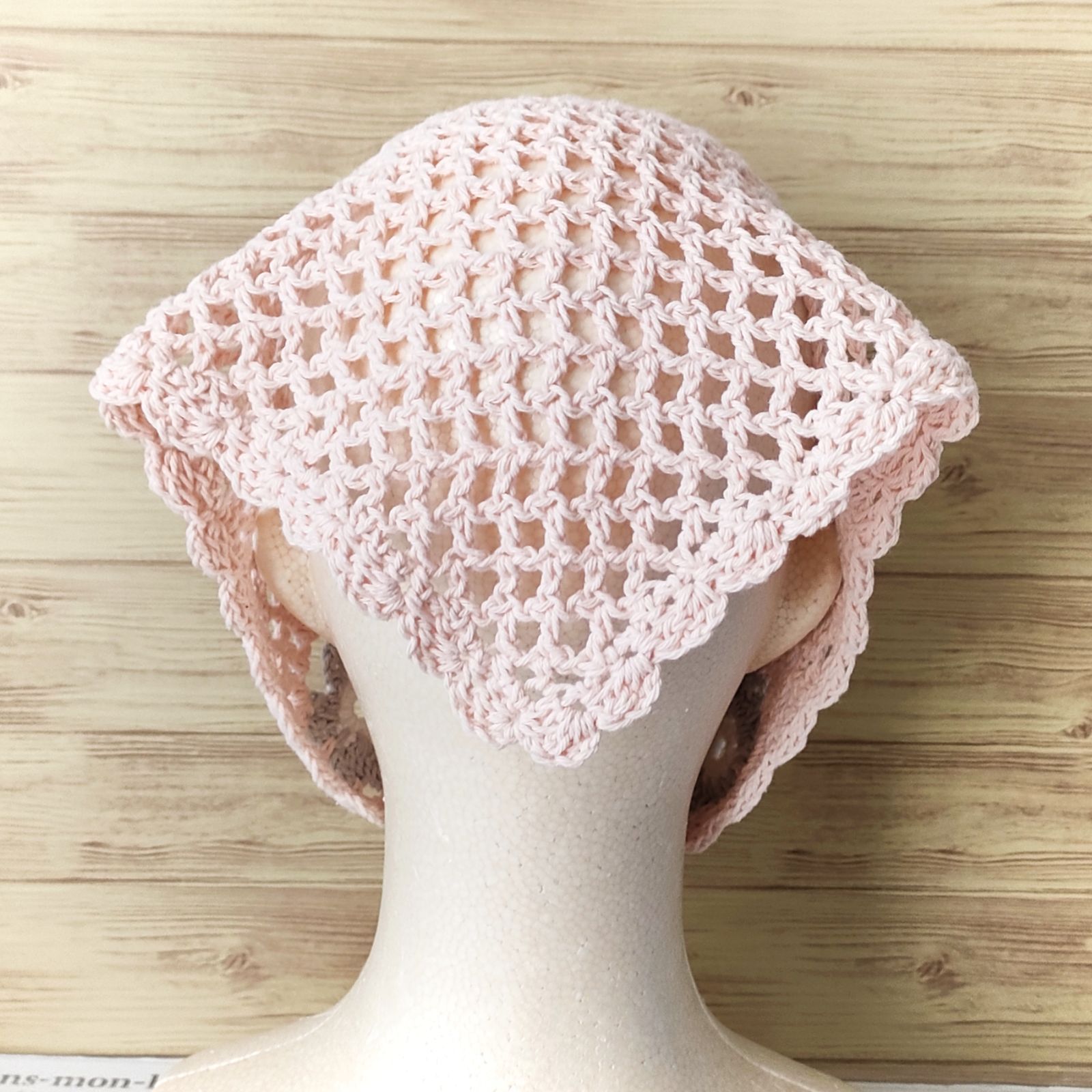 ハンドメイド 頼もしい 編み物 かぎ針編み ヘッドドレス ハンドメイド 頼もしい 編み物 かぎ針編み ヘッドドレス