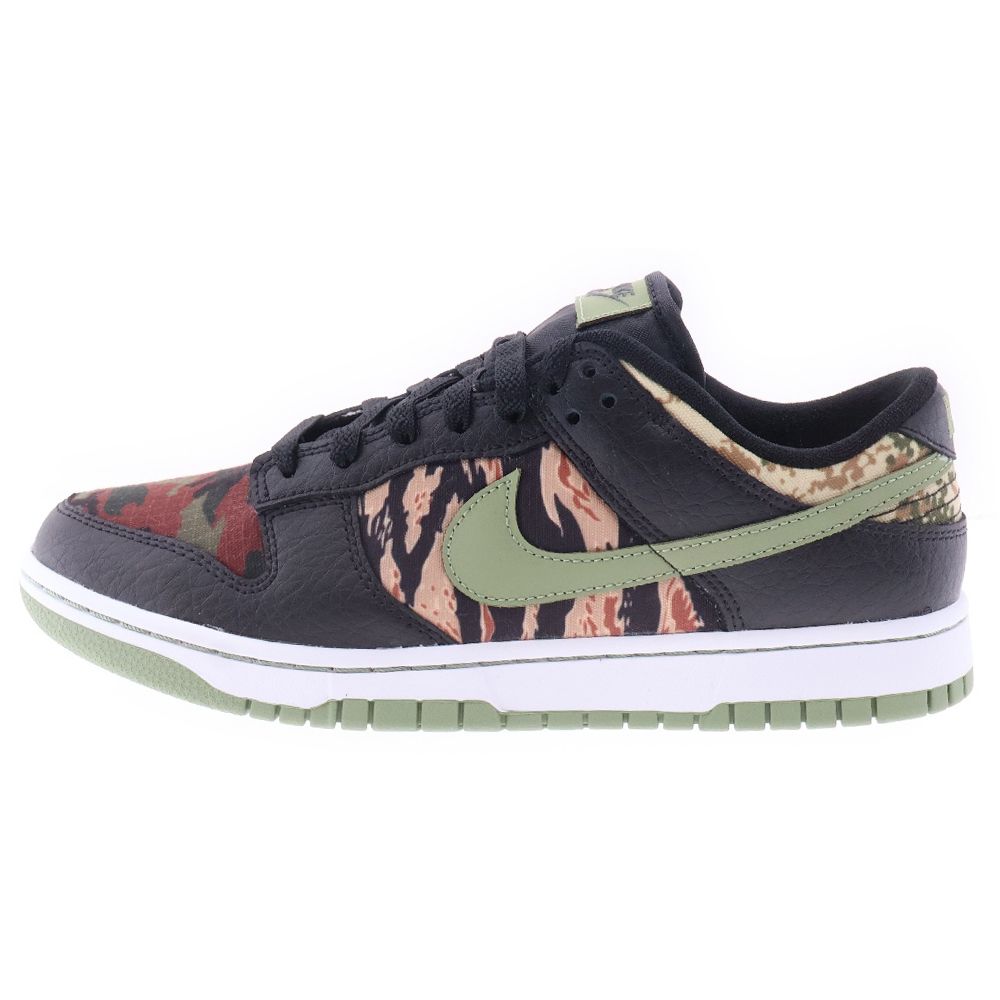 NIKE (ナイキ) DUNK LOW SE BLACK MULTI CAMO ダンク ローカットスニーカー グリーンカモ マルチ US9.5/27.5cm DH0957-001