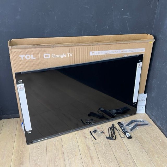 美品 TCL 55インチ 液晶テレビ 【中古】 動作保証 55V6B  2024年製 092038/20669