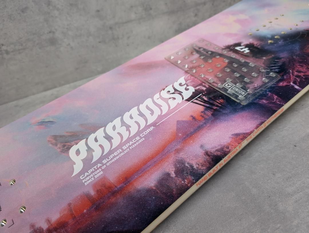 CAPiTA PARADAISE FLUX スノーボード セット 亜麻色 ピンク