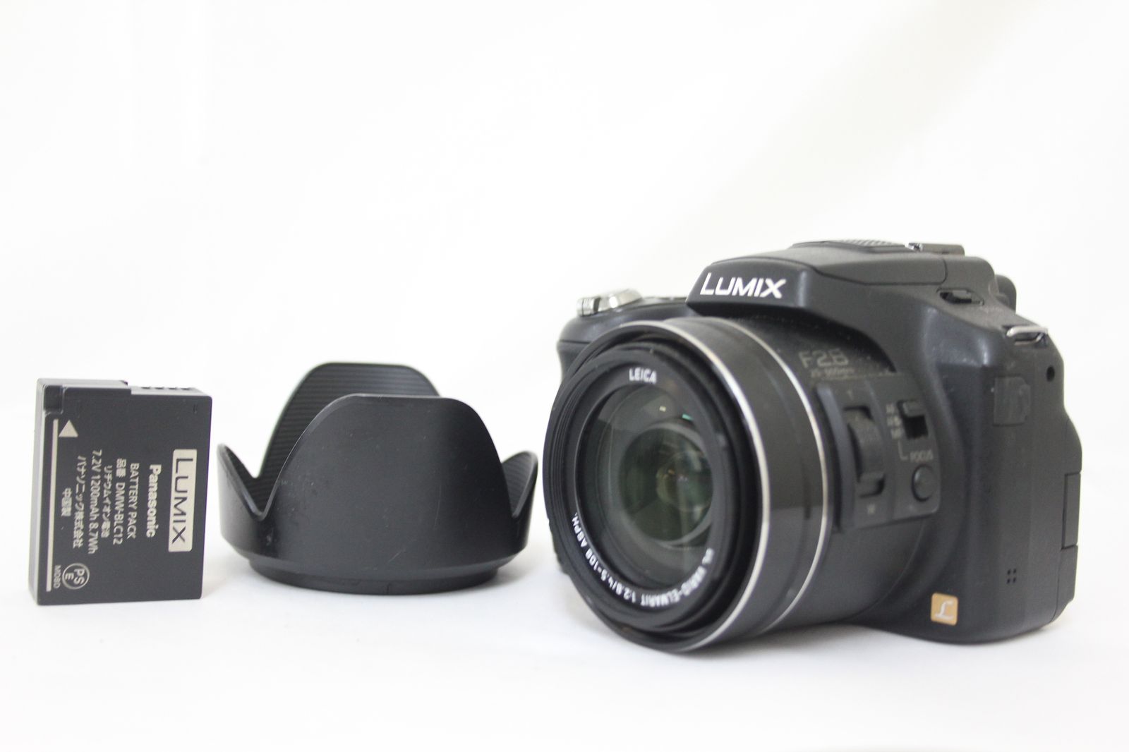 返品保証】 パナソニック Panasonic LUMIX DMC-FZ200 バッテリー付き コンパクトデジタルカメラ v9161 - メルカリ