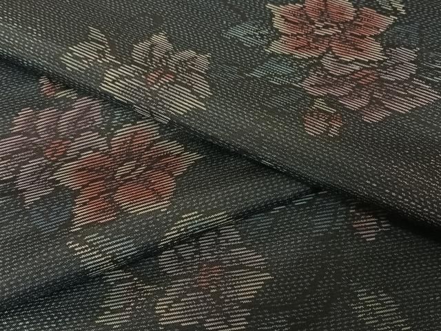 平和屋着物○本場大島紬 草花文 正絹 逸品 AAAW4034np - メルカリ