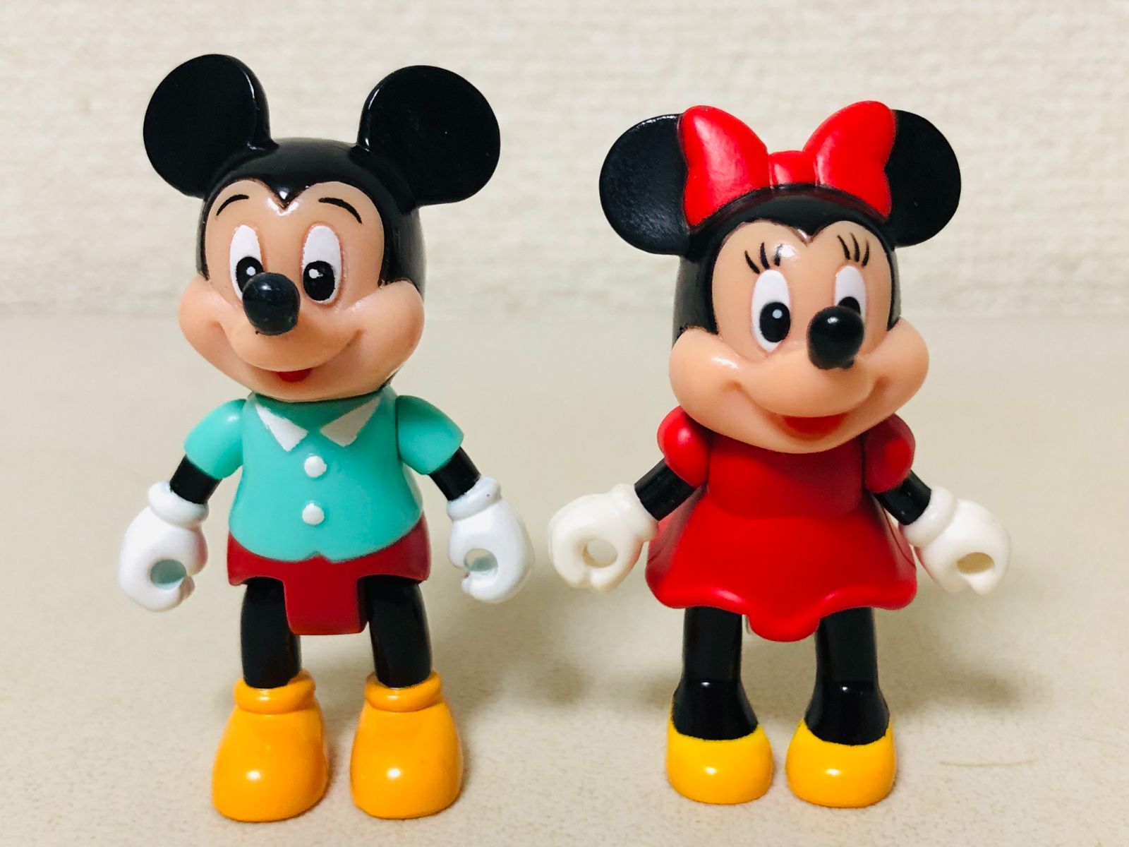 ディズニー　tomy ミッキーミニー人形付き消防車とポップコーンワゴンセット TOMY わたしの東京ディズニーランド ミッキー ミニー 消防車と