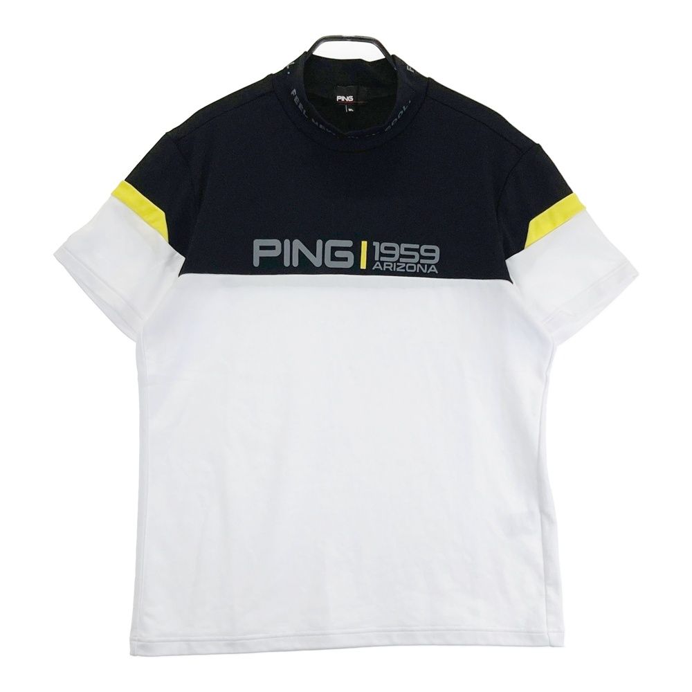 サイズ：4 1PIU1UGUALE3 GOLF ハイネック 半袖Tシャツ ロゴ柄