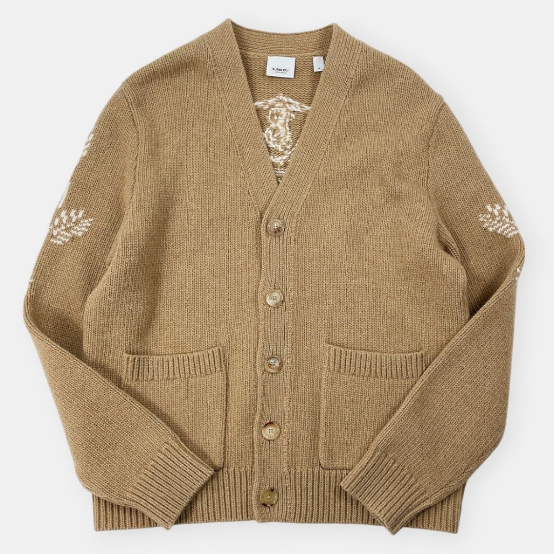 美品 BURBERRY LONDON ENGLAND 22AW バーバリー バック 編込ロゴ