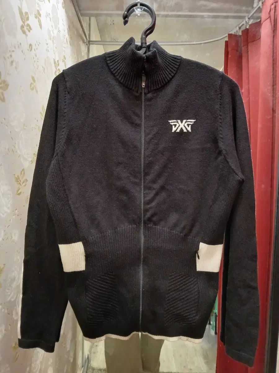 6 13 PXG ニット ジップアップ カーディガン