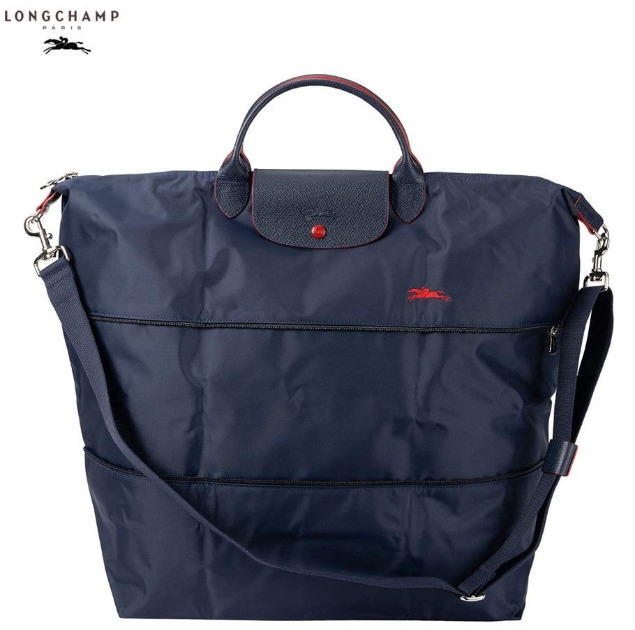 💛@ロンシャン ル・プリアージュ クラブ ボストンバッグ ネイビー