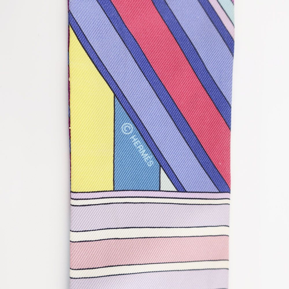 天白】【HERMES】エルメス ツイリー ジグザグのサングル SANGLES EN