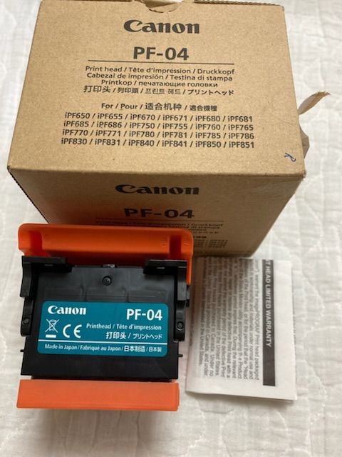 Canon プリントヘッド PF-04