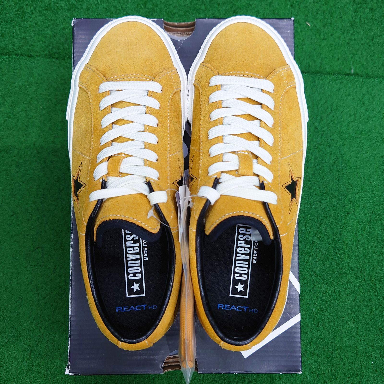 CONVERSE ONE STAR GF SUEDE コンバース ワンスター GF スエード 23.5cm ゴールド ゴルフシューズ スパイクレス OUTLET品 WHITEMONARCHHOTEL_COM