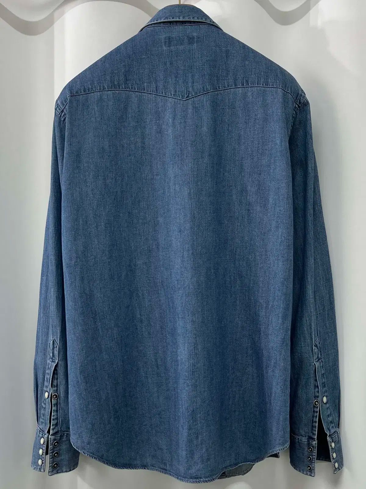 ポロ ラルフローレン サウスウェスタン コンチョ パールスナップ デニム ウェスタン シャツ