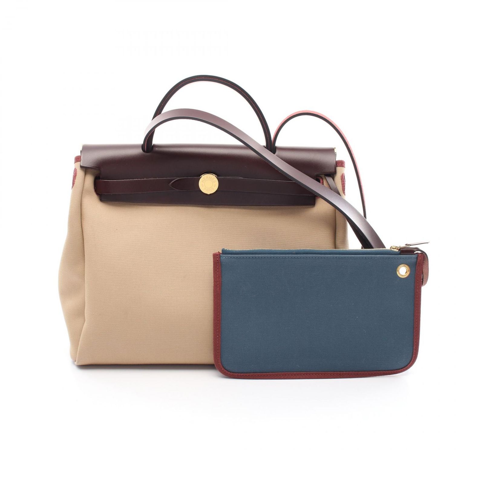 エルメス HERMES ハンドバッグ エールバッグジップPM トレンチ  