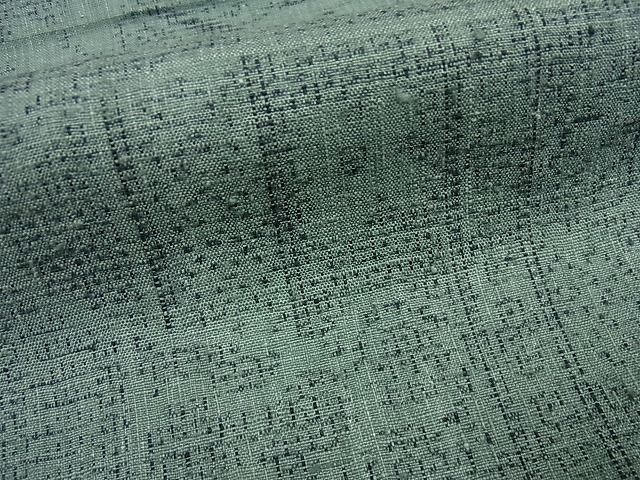 平和屋本店□極上 本場結城紬 重要無形文化財 100亀甲 流水吉祥文